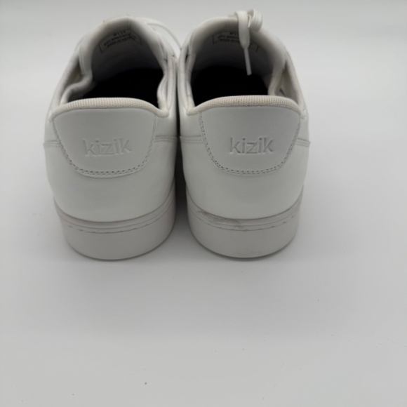 Men's Kizik Oslo Athletic Shoes Size 14 Off-White Bone Slip-On Leather Mesh NWOT - Picture 3 of 9